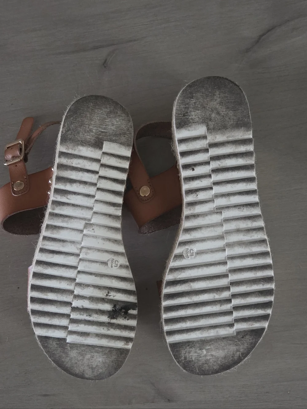 Xappeal Amelia Tan Espadrille Platform Sandals for Women Size 5.5